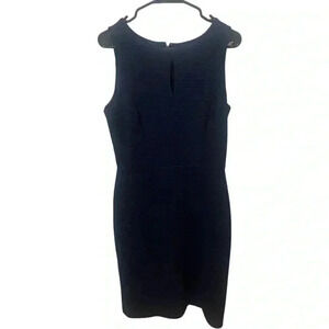 New White House Black Market Navy Blue Sheath Dress Size 6